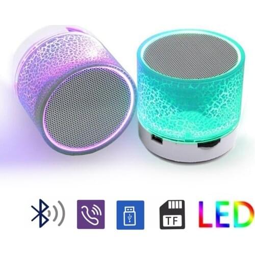 Portable Mini for Bluetooth Speakers Wireless LED PC Speaker TF USB FM glosnik enceinte altavoz for iPhone x 7 Samsung Bluetooth