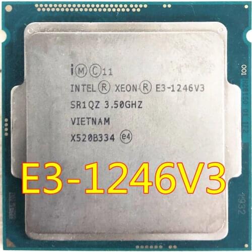Intel Xeon E3-1246 v3 E3 1246v3 E3 1246 v3 3.5 GHz Quad-Core Eight-Thread 84W CPU Processor LGA 1150