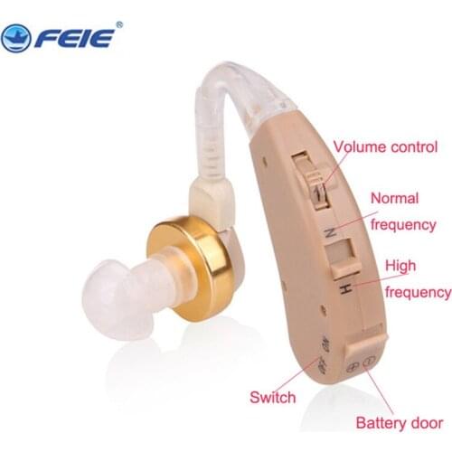 S-168 Plastic Super Mini Adjustable Hearing Aids Ear Sound Amplifier Volume Tone Listen Hearing Aid Kit Hook In Ear