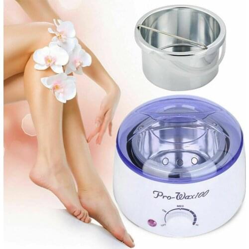 Kuantin Wax Warmer Kit for Women Men Coarse Hair Removal with Moisturizing Aloe Formulas Hard Wax Beads, Relaxing Wax Kit