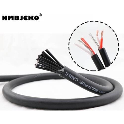 High quality NMBJCKO Series 16 channel way Balanced Audio Multicore Cable Snake for stage Multimedia audio cable with 5M