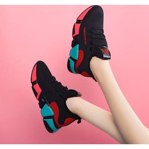 Tenis Feminino 2019 Women Running Shoes Outdoor Breathable Mesh Fitness Fabric Sock Sneakers Female Sport Shoes Chaussures Femme