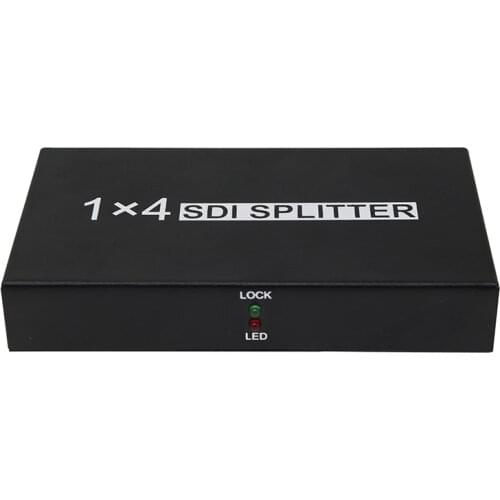 3pcs Wholesale SDI Splitter 1x4 Multimedia Split SDI Extender Adapter Support 1080P TV Video For Projector Monitor Camera