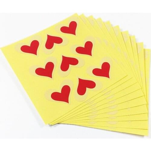 450pcs/Lot Lovely Red Love Self-Adhesive Gift DIY Photo Creative Decoration Packing Stickers