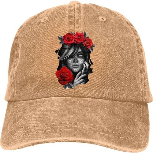 Day Of The Dead Woman The Baseball Cap Peaked capt Sport Unisex Outdoor Custom Mexican Sugar Skull Funny Hats