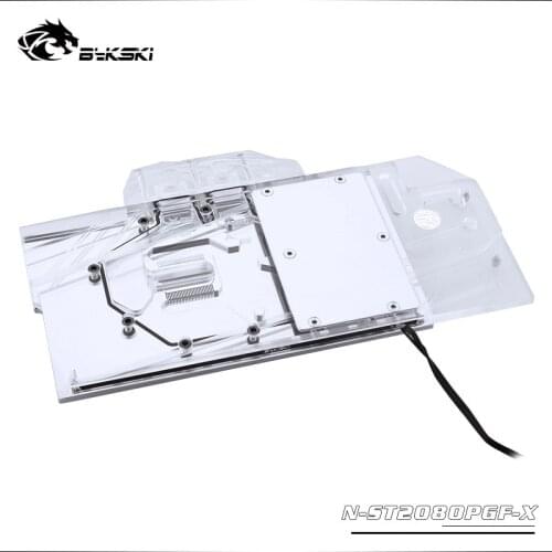 Bykski Graphics Card Full Cover Water Cooling Block For ZOTAC RTX 2080-8GD6 PGF OC 12, Super AMP RGB/RBW Light N-ST2080PGF-X