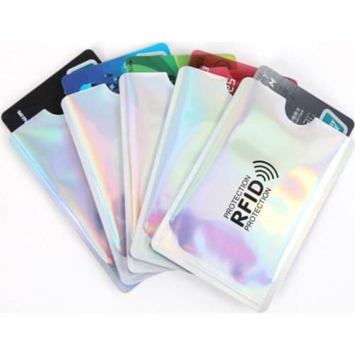 Anti Rfid Card Holder NFC Blocking Reader Lock Id Bank Card Holder Case Protection Metal Credit Card Case Aluminium