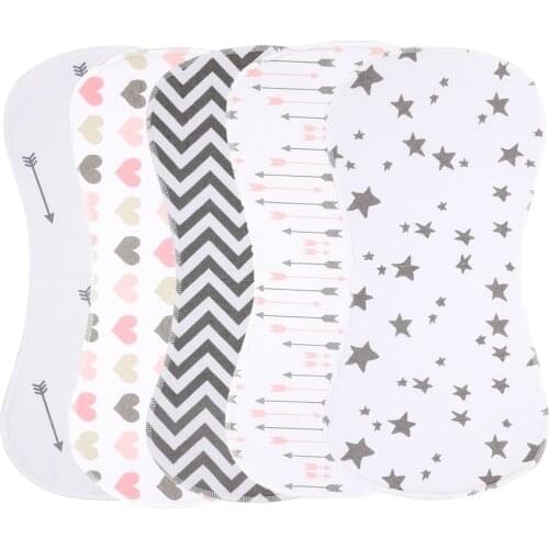 Baby Burp Cloths Organic Cotton For Baby Boys and Girls Ultra Absorbent Burping Cloth Newborn Towel Milk Spit Up Rags