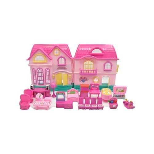 Play House Toys Suit Frasier Theme Villa Girl Child Unisex Multicolor Plastic 2-4 Years 2021