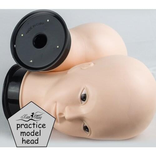 Training Mannequin Head Canvas Block Head Display Styling Mannequin Manikin Head Wig Stand wig head Stand Tripod Fish mouth clip