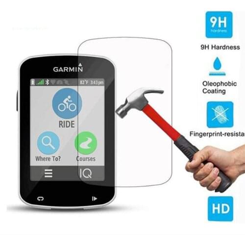 JKER Tempered Glass Screen Protector for Garmin Edge 820/520/130/530/830/1030 Protective Film Explosion Proof Clear