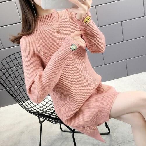 Room 141611, four rows of 4 】 to film the new sleeve turtleneck sweater 57 cartoon design