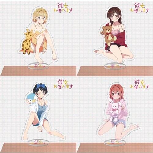 Hot Anime Kanojo Okarishimasu Rent A Girlfriend Acrylic Model Plate Kanokari Ichinose Chizuru Mami Ruka Sumi Figures Model Toys
