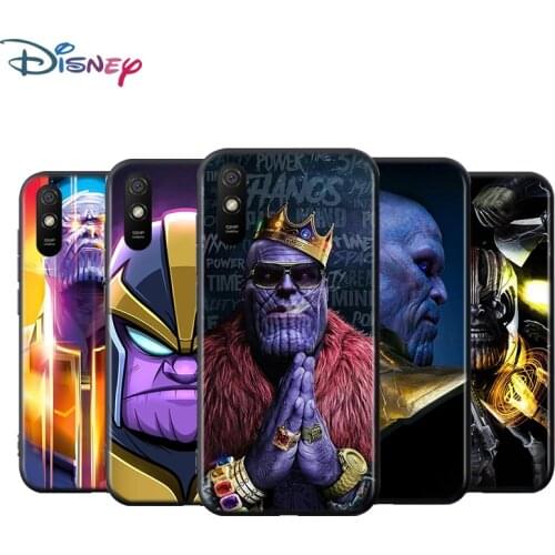 Avengers Villain Thanos For Xiaomi Redmi 9T 9I 9AT 9A 9C 9 8A 8 7A 7 6A 6 5A 5 4X PRO Prime Plus Black Soft Phone Case