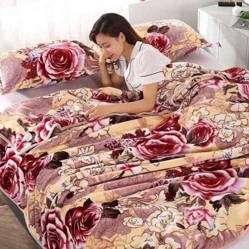 2020 winter bedding sheet New thicken Flannel Fleece bed linens Velvet sandred bed cover for children / adult