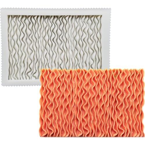 2020 New Cream Wavy Silicone Mold Fondant Cake Mold Barbie Skirt Mold Princess Skirt Decoration Mold