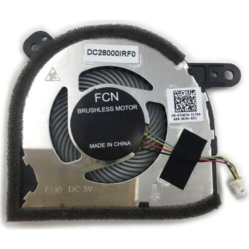New Original Laptop CPU Cooling Fan For Dell Latitude 12 5290 5280 5285 2in1 Cooler 07487H EG50040S1-CC00-S9A DFS1503058R0T FJ30