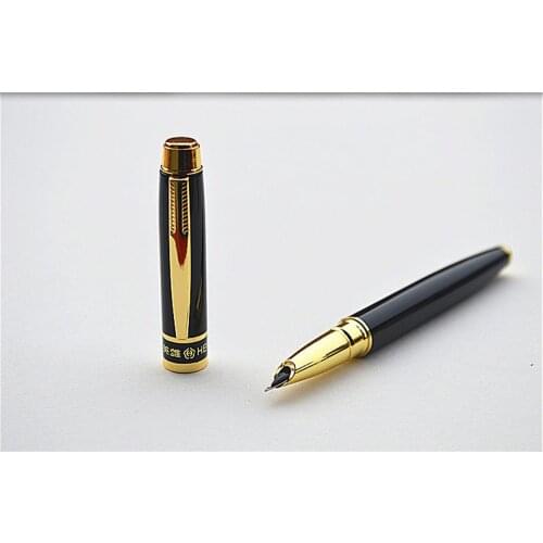 High quality Light black HERO Fountain Pen wholesale Office stationery calligraphy 0.38mm nib ink Pens gift