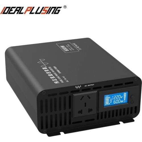 Full power Pure sine wave 12v 24V 36v 48v 60v 72v to 220V inverter 600W