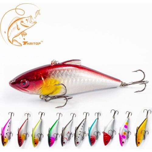 Thritop New Design Fishing Tools Professional VIB Bait 85mm 14g Hot Item 10 Different Colors for Option TP020 Hard Fishing Lure