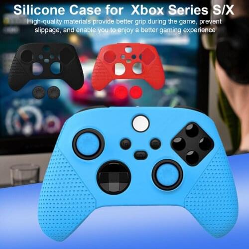 Handle Silicone Protective Cover XSX Game Handle Rubber Cover With Particle Non-slip Rocker Cap For Xbox Series S/X