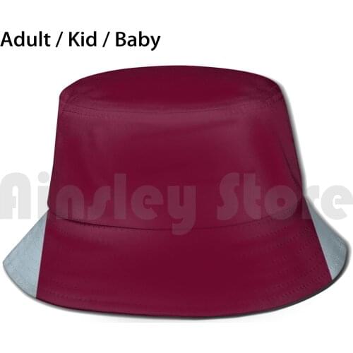 Burnley 2020 Kit Colours Sun Hat Foldable UV Protection Euro Leagues Premiership Football Soccer Footy Premier