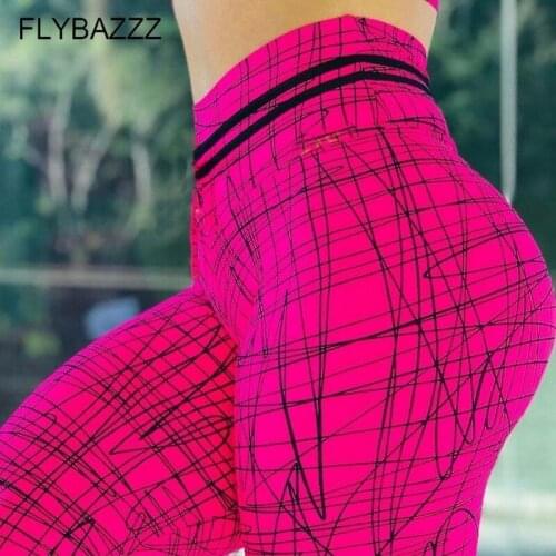 Sport Leggings Women Yoga Pants Workout Fitness Clothing Jogging Running Pants Gym Tights Stretch Print Sportswear Yoga Leggins