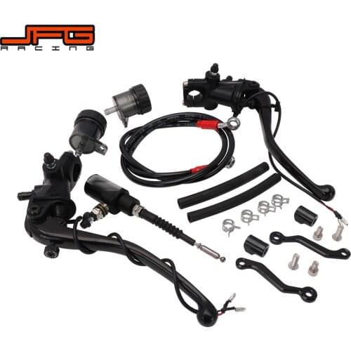 Motorcycle CNC Universal Brake Clutch Pump Master Cylinder Lever Hydraulic Clutch Cylinder Hose For KTM HONDA YAMAHA KAWASAKI