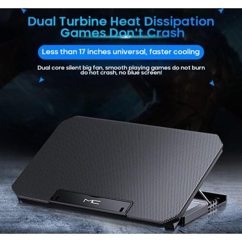 USB Adjustable Laptop Radiator Ice-sealed Air-cooled Lifting Stand Computer Cooling Stand Cooler Cooling Pad Tablet Accessories