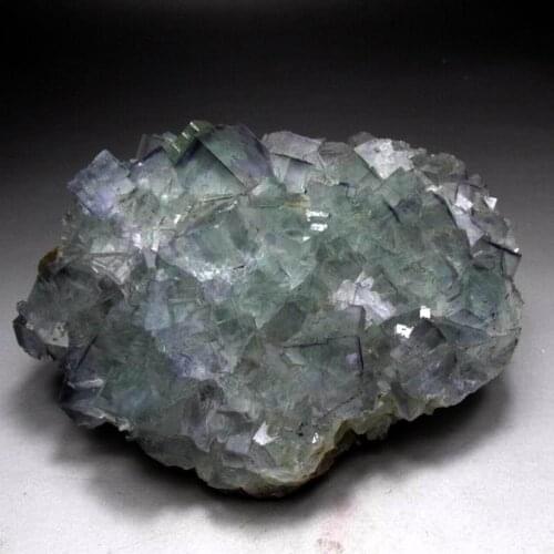 1344g Blue-Green Fluorite Cluster w/ Scheelite - crystals and stones healing Mineral specimen Home Decor feng shui decoration