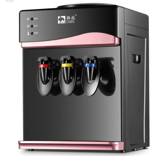 220V Household Drink Dispenser Three Water Outlet Warm Ice Hot Water Dispenser Desktop Drink Dispenser Home Gadgets Water Bottle