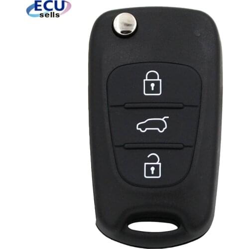 Promotion ! Flip Remote CASE Key Shell 3 BUTTON For For KIA SORENTO SPORTAGE CERATO RIO with logo
