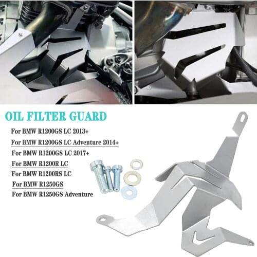 FOR BMW R1250GS R 1250 GS ADV Adventure R1250 GS Motorcycle Accessories Oil Filter Guard Protection Cover R 1250GS