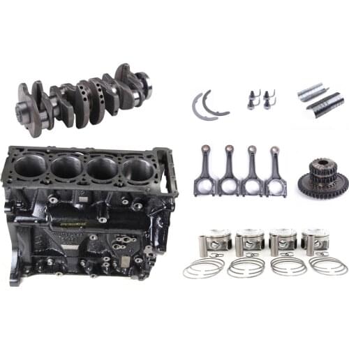 Engine Block Assembly Fit&Con Rods&Piston Ring Kit For V-W J-etta SEAT SKODA 2.0T