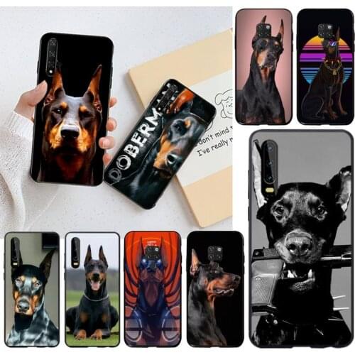 Animal Dachshund Doberman dog Phone Case for Huawei P40 P30 P20 lite Pro Mate 30 20 Pro P Smart 2020 prime