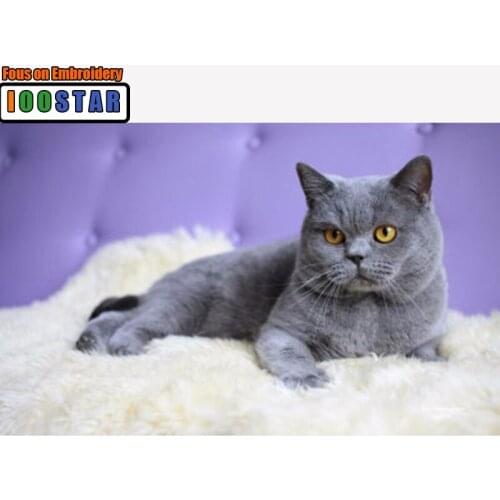 Diy 5d diamond painting bedroom Wall Sticker rhinestone cross-stitch kits gift cat Diamond embroidery picture rhinestones art