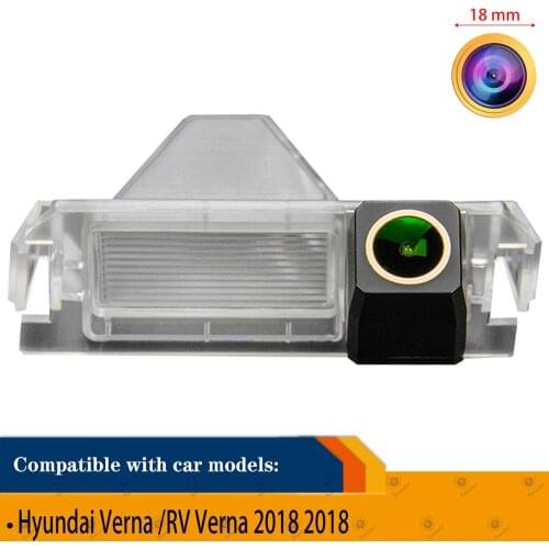 HD 1280x720p Golden Camera for Hyundai Verna 2018 Rear View Camera Reversing Backup Camera Night Vision Camera Waterproof