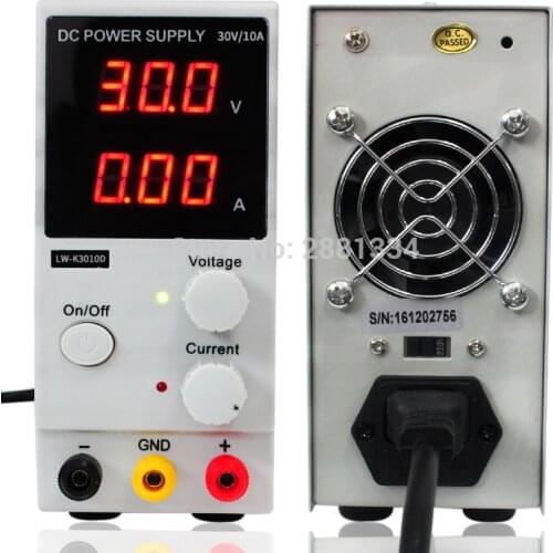 LED Digital Switching DC Power Supply Voltage Regulators Lab Repair Tool Adjustable LW-K3010D 110/220V Power Source