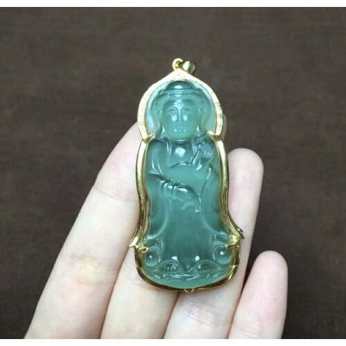 J03#Hetian jade jade cat eye pendant, fine jade