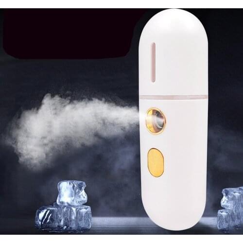 Vaporizador Mini Nano Face Steamer Portable Humidifier Rechargeable Nebulizer Moisturizing Cold Spray Vaporizer Beauty Products