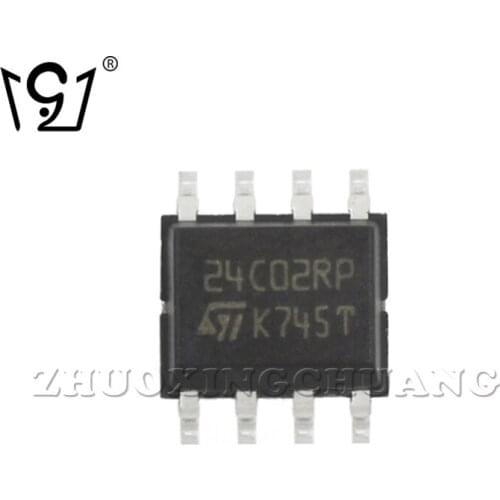 5PCS ST24C02RP 24C02RP SOP-8 M24C02-RMN6TP 24C02 SOP8 IC chip