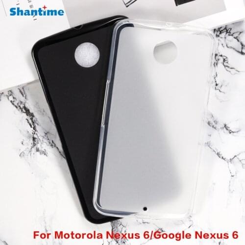 For Google Nexus 6 Gel Pudding Silicone Phone Protective Back Shell For Motorola Nexus 6 Google Shamu Soft TPU Case