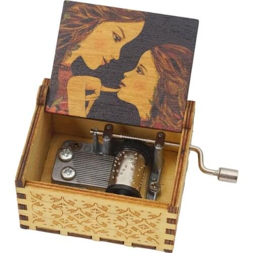 New handcranked music box, you are my sunshine theme song \ Love Mom, Love Daughter, Love Wife\ Christmas Gift Birthday Gift