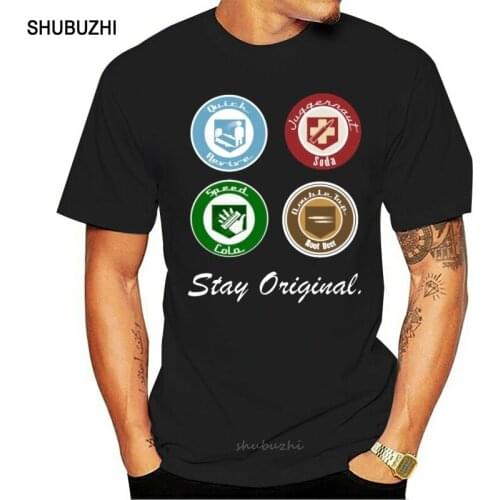 Original 4 Zombie Perks T Shirt Letter O Neck Loose Personalized Spring Short Sleeve Humor Cool Shirt