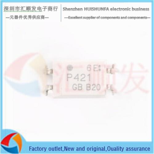 Original authentic straight plug TLP421GR DIP-4 optoisolator-transistor photoelectric output coupler