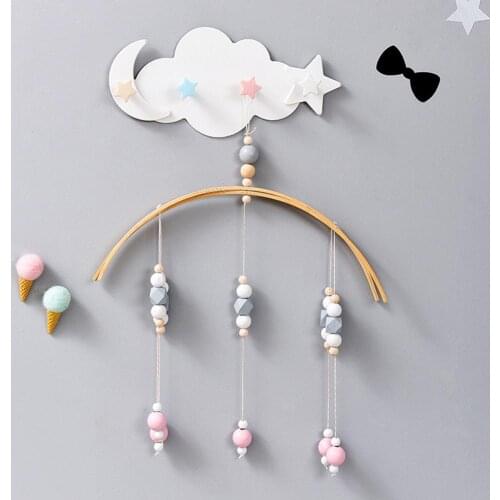 Plastic Star Cloud Hook Clothes Storage Hanger Rack Self Adhesive Wall Mounted Coat Hook Kid Children Room Decoration