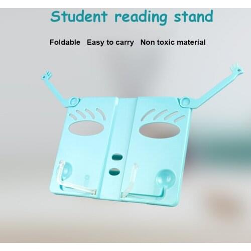 Plastic Adjustable Computer Document Holder Book Rack Stand Reading Typing Frame Bookends Recipe Shelf Folding Holder Organizer