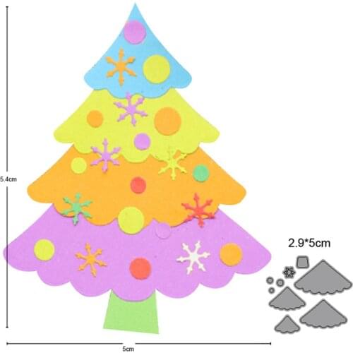 Christmas dies Snowflake Tree metal cutting dies cut die mold Scrapbooking paper craft knife mould blade punch stencils dies