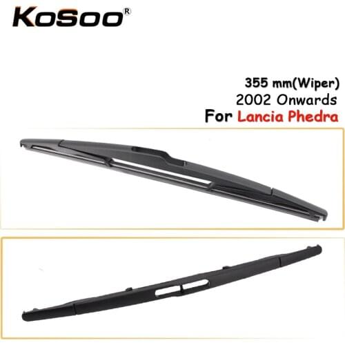 KOSOO Auto Rear Car Wiper Blade For Lancia Phedra,355mm 2002 Onwards Rear Window Windshield Wiper Blades Arm,Car Accessories