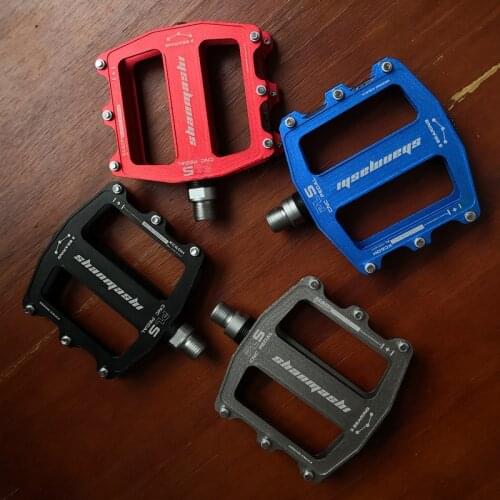 Flat Foot Ultralight Mountain Bike Pedal MTB CNC Aluminum Alloy Sealed 3 Bearing Anti-Slip Bicycle Pedals 4 colors available